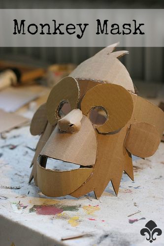Monkey Mask - DIY half-term project